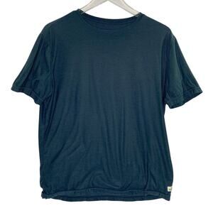 Vuori Mens Strato Tech Tee Performance Shirt Blue Active Gym S *flaw